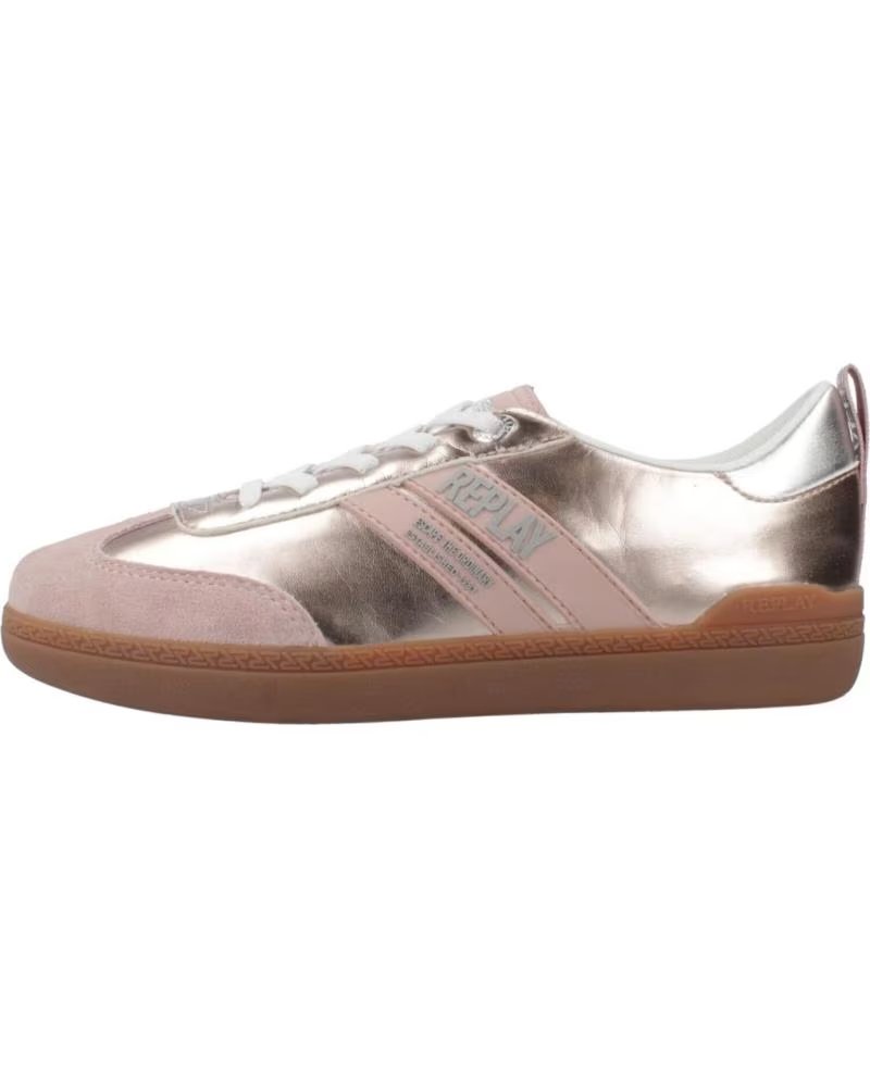 REPLAY ZAPATILLAS NINA MODELO PYPER JR 4 COLOR ROSA PNKSVR