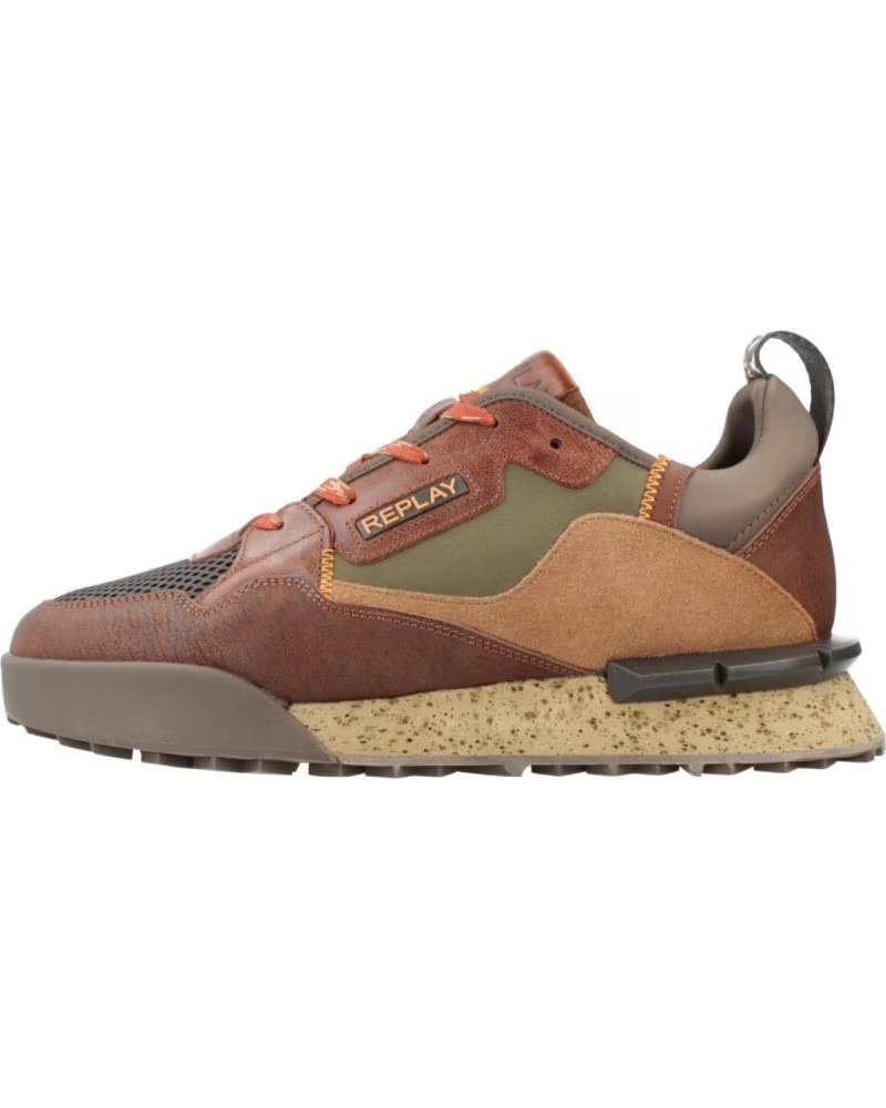 REPLAY ZAPATILLAS HOMBRE MODELO FIELD MELT 25 COLOR VERDE GREEN