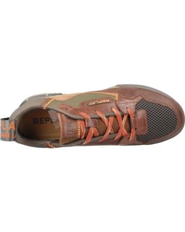 REPLAY ZAPATILLAS HOMBRE MODELO FIELD MELT 25 COLOR VERDE GREEN