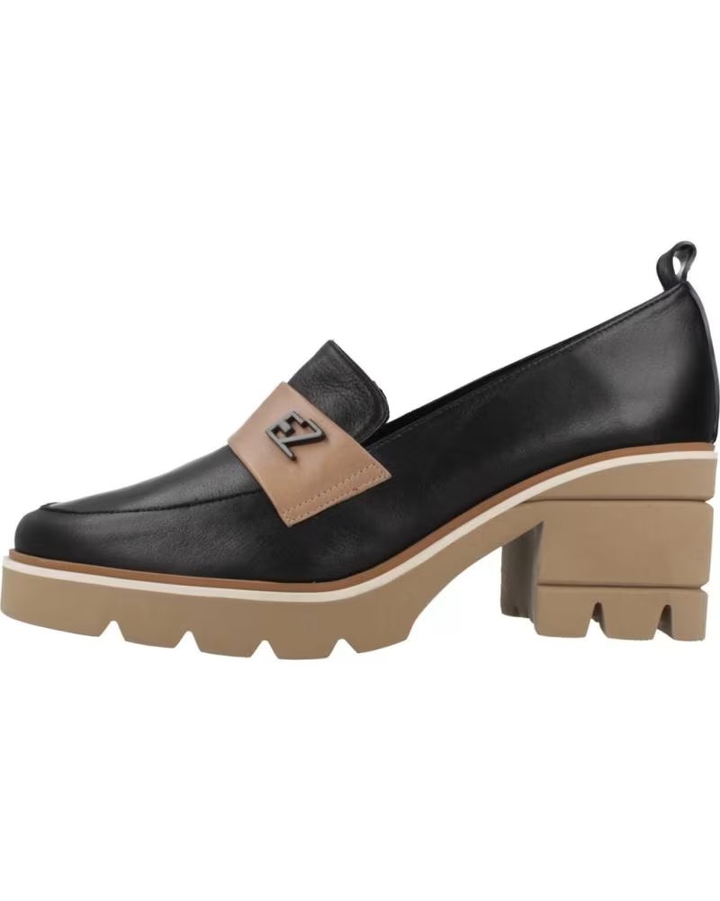 EZZIO MOCASINES MUJER MODELO VIENA COLOR  NEGRO