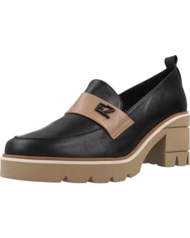 EZZIO MOCASINES MUJER MODELO VIENA COLOR  NEGRO