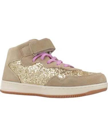 BOTA VICTORIA TIEMPO EM CAMURÇA COMBINADA COM GLITTER BEIGE