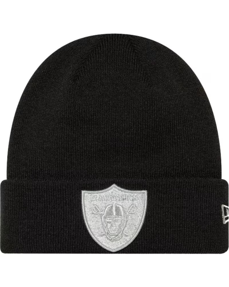 NEW ERA GORROS MUJER MODELO METALLIC BEANIE LASRAI COLOR NEGRO BLK