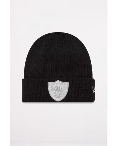 NEW ERA GORROS MUJER MODELO METALLIC BEANIE LASRAI COLOR NEGRO BLK