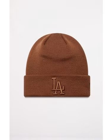 NEW ERA GORROS MUJER MODELO LEAGUE ESSENTIAL BEANIE COLOR MARRON DAU