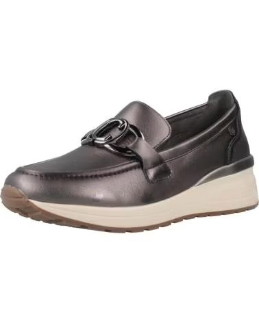 CARMELA MOCASINES MUJER MODELO 169393 COLOR PLATA PLOMO