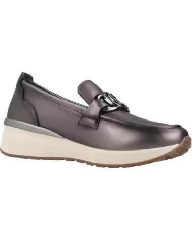 CARMELA MOCASINES MUJER MODELO 169393 COLOR PLATA PLOMO