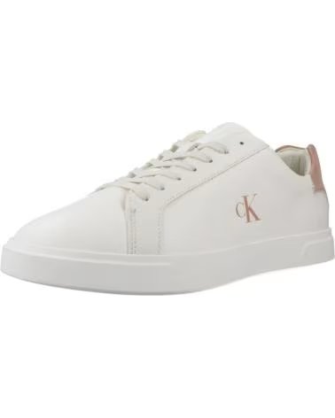 CALVIN KLEIN ZAPATILLAS MUJER MODELO LOW PRO CUPS LTH MG COLOR BLANCO WHT WHTTSCN