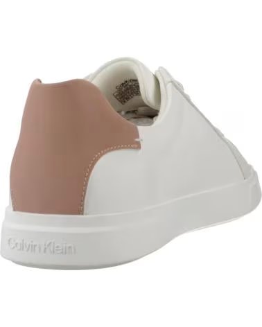 CALVIN KLEIN ZAPATILLAS MUJER MODELO LOW PRO CUPS LTH MG COLOR BLANCO WHT WHTTSCN