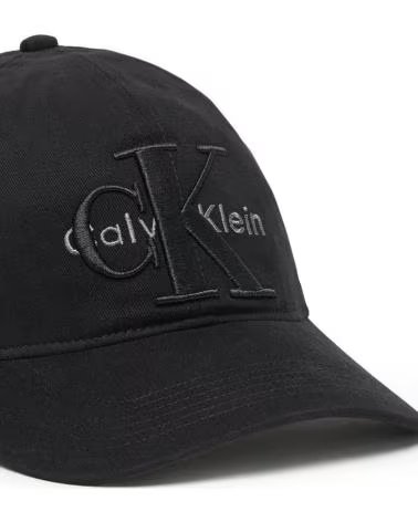 CASQUETTE CALVIN KLEIN LARGE LAYERED MONOLOGO NEGRO