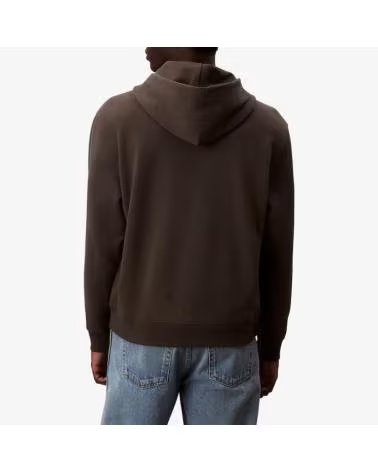 CALVIN KLEIN SUDADERA CON CAPUCHA 1000139147 TERRY MICRO MONÓLOGO HOMBRE BELUGA