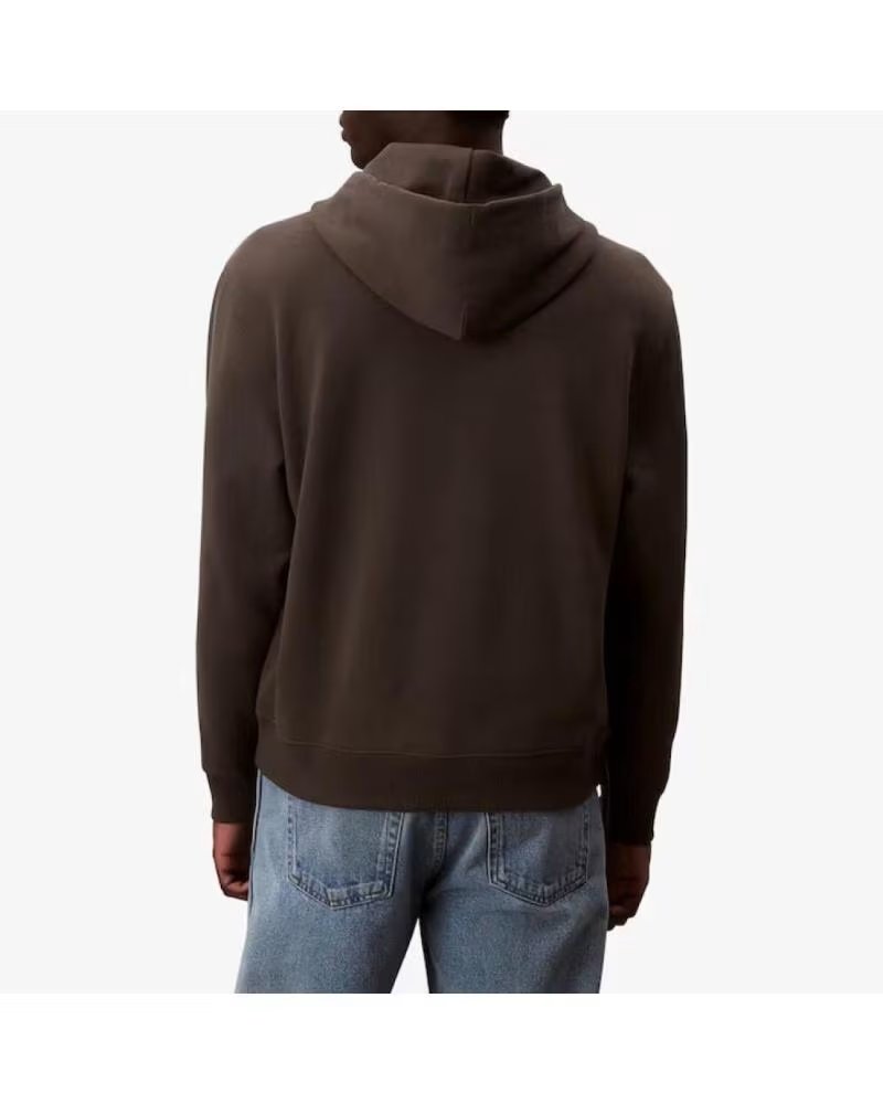 CALVIN KLEIN SUDADERA CON CAPUCHA 1000139147 TERRY MICRO MONÓLOGO HOMBRE BELUGA