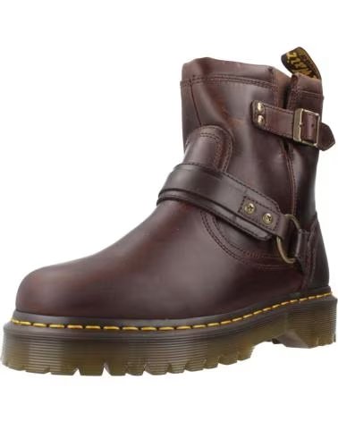 DR MARTENS BOTAS MUJER MODELO ANISTONE HRNS COLOR MARRON DRKBRW