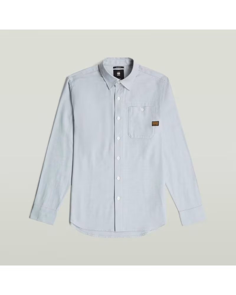 G-STAR CAMISAS HOMBRE MODELO BRISTUM 2 0 SLIM SHIRT COLOR AZUL ASHB ASHBLE