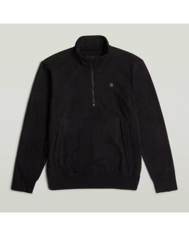 G-STAR JERSEIS HOMBRE MODELO NIFOUS HALF ZIP SW COLOR NEGRO BLACK