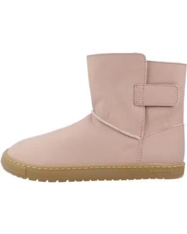 BOTAS DE PIEL CRIOS PARA NIÑA ROSA