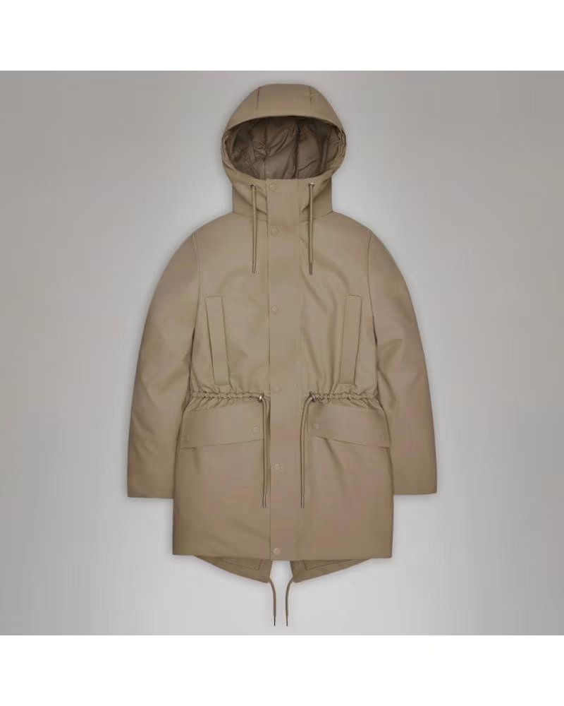 RAINS CHUBASQUERO CORTAVIENTOS MUJER MODELO NOME SHORT W PARKA W3T BEIGE