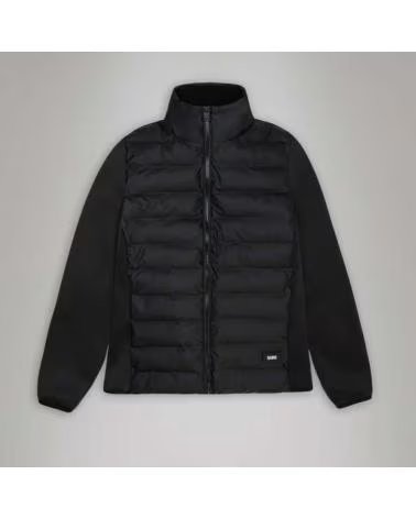 RAINS CHAQUETA MUJER MODELO SAFI FLEECE HYBRID CURVE JAC COLOR NEG BLACK