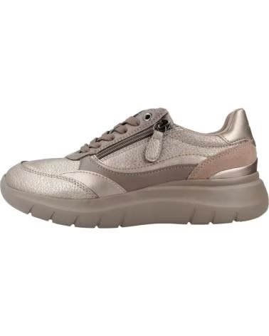 GEOX SAPATILHAS 121-D56YNE-C6537 METALIZADAS TAUPE SAND PARA MULHER MORADO