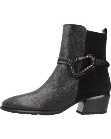 HISPANITAS STIEFELETTEN MIT KNÖCHELVERZIERUNG SCHWARZ NEGRO
