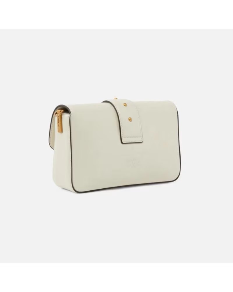 PINKO BOLSOS MUJER MODELO LOVE ONE MINI SLOUCHY COLOR BLANCO Z14Q