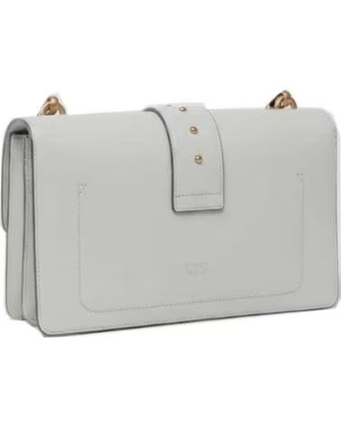 PINKO BOLSOS MUJER MODELO LOVE ONE CLASSIC ST CL COLOR GRIS K32Q