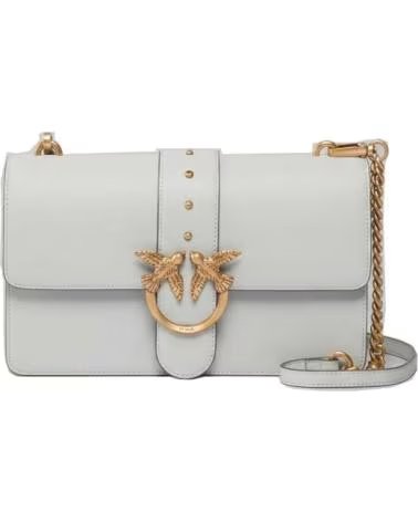PINKO BOLSOS MUJER MODELO LOVE ONE CLASSIC ST CL COLOR GRIS K32Q