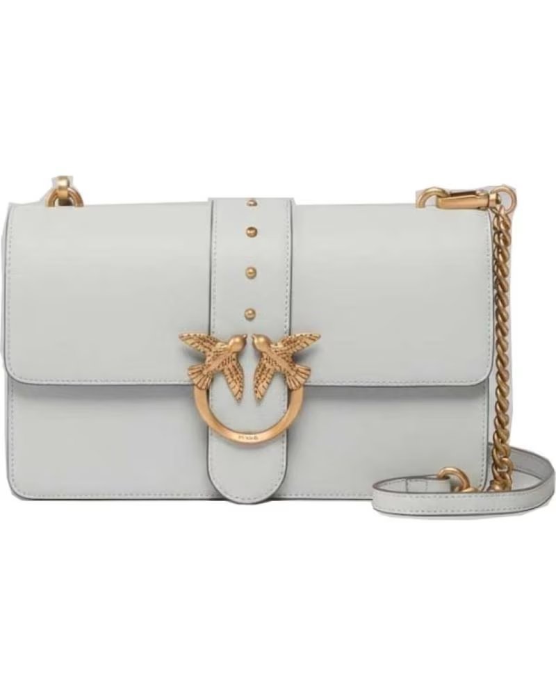 PINKO BOLSOS MUJER MODELO LOVE ONE CLASSIC ST CL COLOR GRIS K32Q