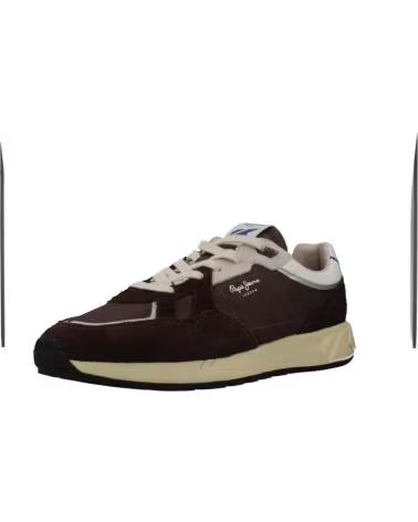 PEPE JEANS ZAPATILLAS HOMBRE MODELO PLS600021 COLOR MARRON 898DRKBR