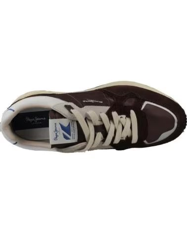 PEPE JEANS ZAPATILLAS HOMBRE MODELO PLS600021 COLOR MARRON 898DRKBR
