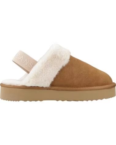 SOCAS PEPE JEANS DISSY TAPE PLS100001 EM PELE CASTANHA CUERO