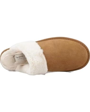 SOCAS PEPE JEANS DISSY TAPE PLS100001 EM PELE CASTANHA CUERO