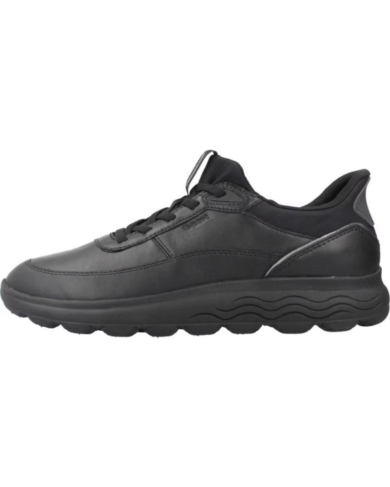 GEOX DAMEN SNEAKER MODELL D SPHERICA PLUS LEDER SCHWARZ C9999