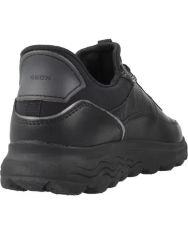 GEOX DAMEN SNEAKER MODELL D SPHERICA PLUS LEDER SCHWARZ C9999