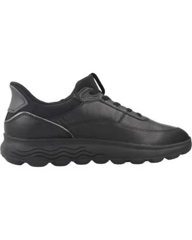 GEOX DAMEN SNEAKER MODELL D SPHERICA PLUS LEDER SCHWARZ C9999