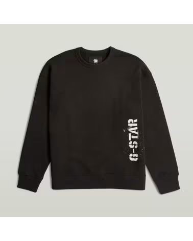 G-STAR JERSEIS HOMBRE MODELO SPRAYED 89 GR LOOSE R S COLOR NEGRO BL BLACK