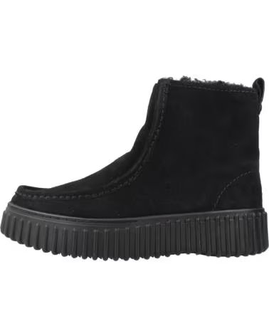 CLARKS BOTINES MUJER MODELO TORHILL COZY COLOR NEGRO BLACK