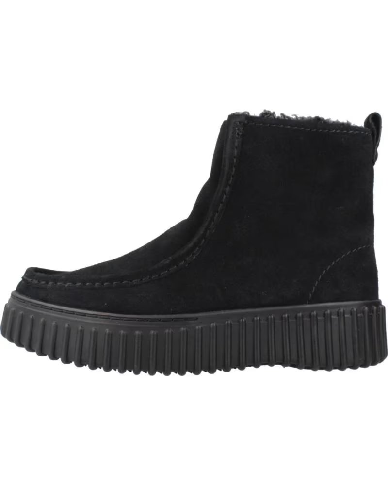 CLARKS BOTINES MUJER MODELO TORHILL COZY COLOR NEGRO BLACK