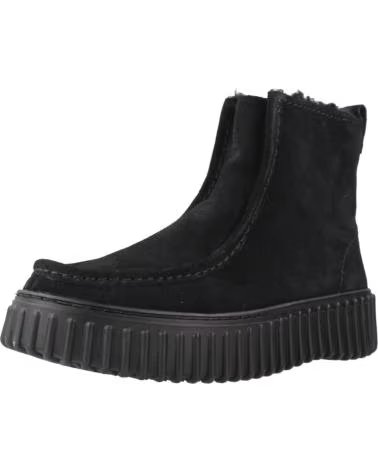 CLARKS BOTINES MUJER MODELO TORHILL COZY COLOR NEGRO BLACK