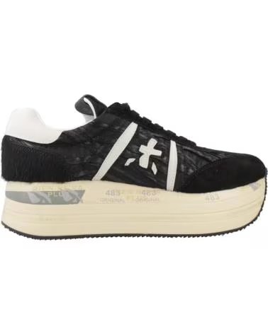 PREMIATA ZAPATILLAS MUJER MODELO BETH COLOR NEGRO 7740