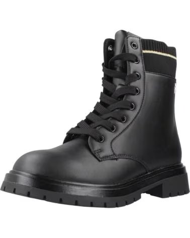 TOMMY HILFIGER BOTAS NINA MODELO BOOTIE ASHLYN COLOR NEGRO BLACK
