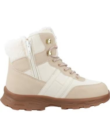 TOMMY HILFIGER BOTAS NINA MODELO BOOTIE ROGER COLOR BEIS BEIGE