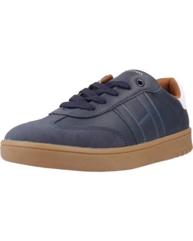 TOMMY HILFIGER BASKETS T3X9 34081 POUR GARÇON BLUEWHT