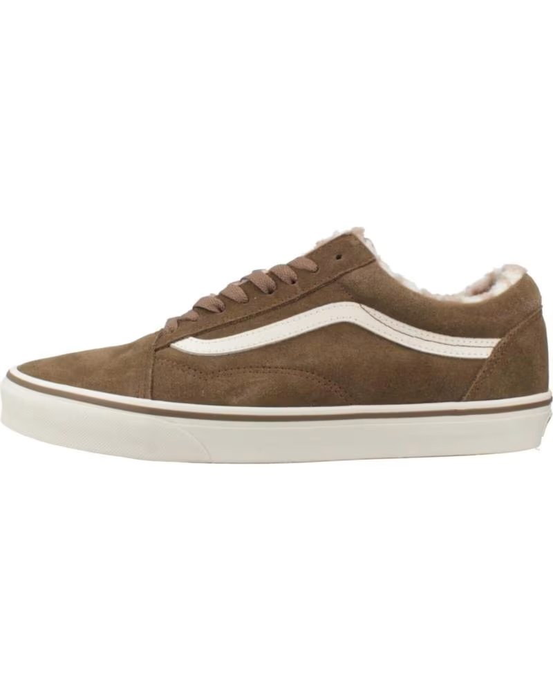 VANS OFF THE WALL ZAPATILLAS HOMBRE VANS MODELO OLD SKOOL COLOR MARRON SEPIA