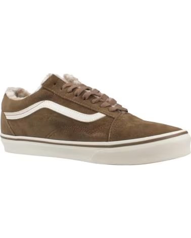 VANS OFF THE WALL ZAPATILLAS HOMBRE VANS MODELO OLD SKOOL COLOR MARRON SEPIA