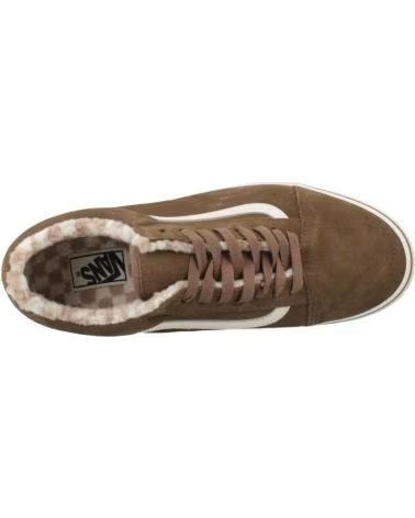VANS OFF THE WALL ZAPATILLAS HOMBRE VANS MODELO OLD SKOOL COLOR MARRON SEPIA