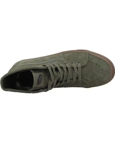 VANS OFF THE WALL ZAPATILLAS HOMBRE VANS MODELO SK8-HI TAPERED HRYS COLOR VERD OLIVE