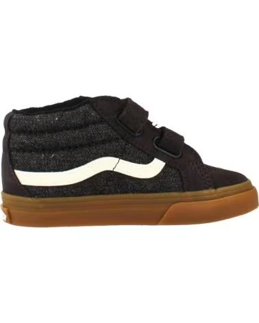 VANS OFF THE WALL ZAPATILLAS NINO VANS MODELO SK8-MID REISSUE V COLOR NEGRO BL BLACK