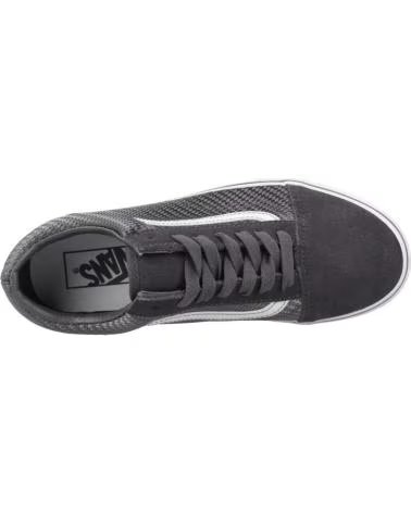 VANS OFF THE WALL ZAPATILLAS NINO VANS MODELO OLD SKOOL COLOR GRIS ASPHALT
