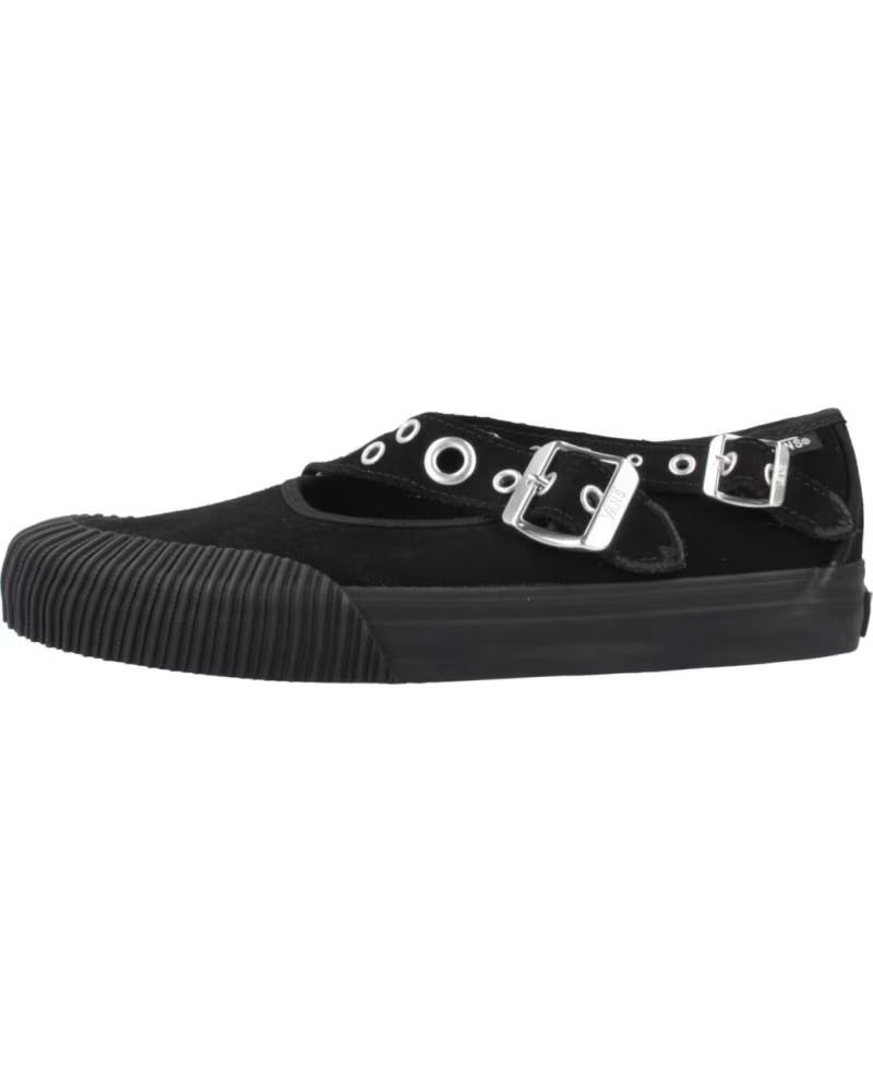 VANS OFF THE WALL BAILARINAS MUJER VANS MODELO MARY JANE STRAPS METAL COLOR NE BLACK